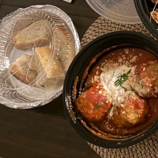 Wood Fired Meatballs