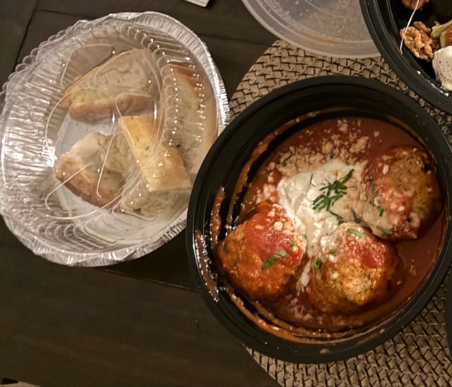Wood Fired Meatballs.