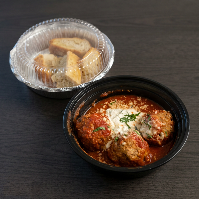 Wood Fired Meatballs.